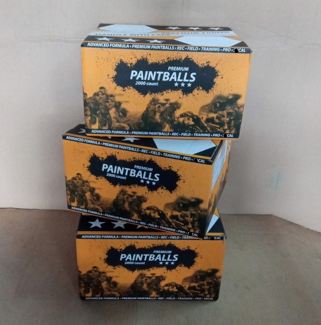 3 x Paintballs Premium Field 68 Cal 2000 Unds.*Free shipping
